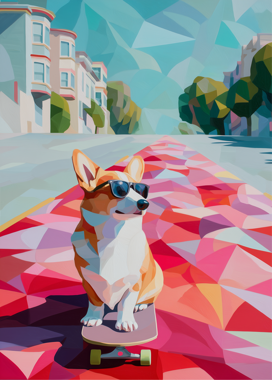 Corgi Groove - Palette Paws Collection