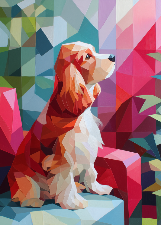 Cocker Spaniel Sunset - Palette Paws Collection
