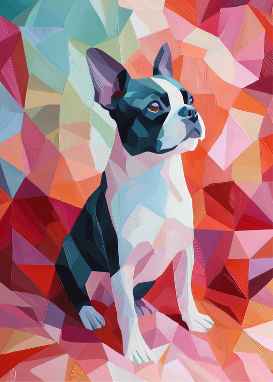 Boston Terrier Reverie - Palette Paws Collection