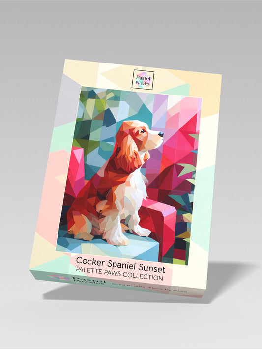 Cocker Spaniel Sunset - Palette Paws Collection