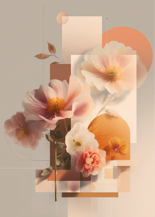 Dew Collage - Floral Sonata Collection