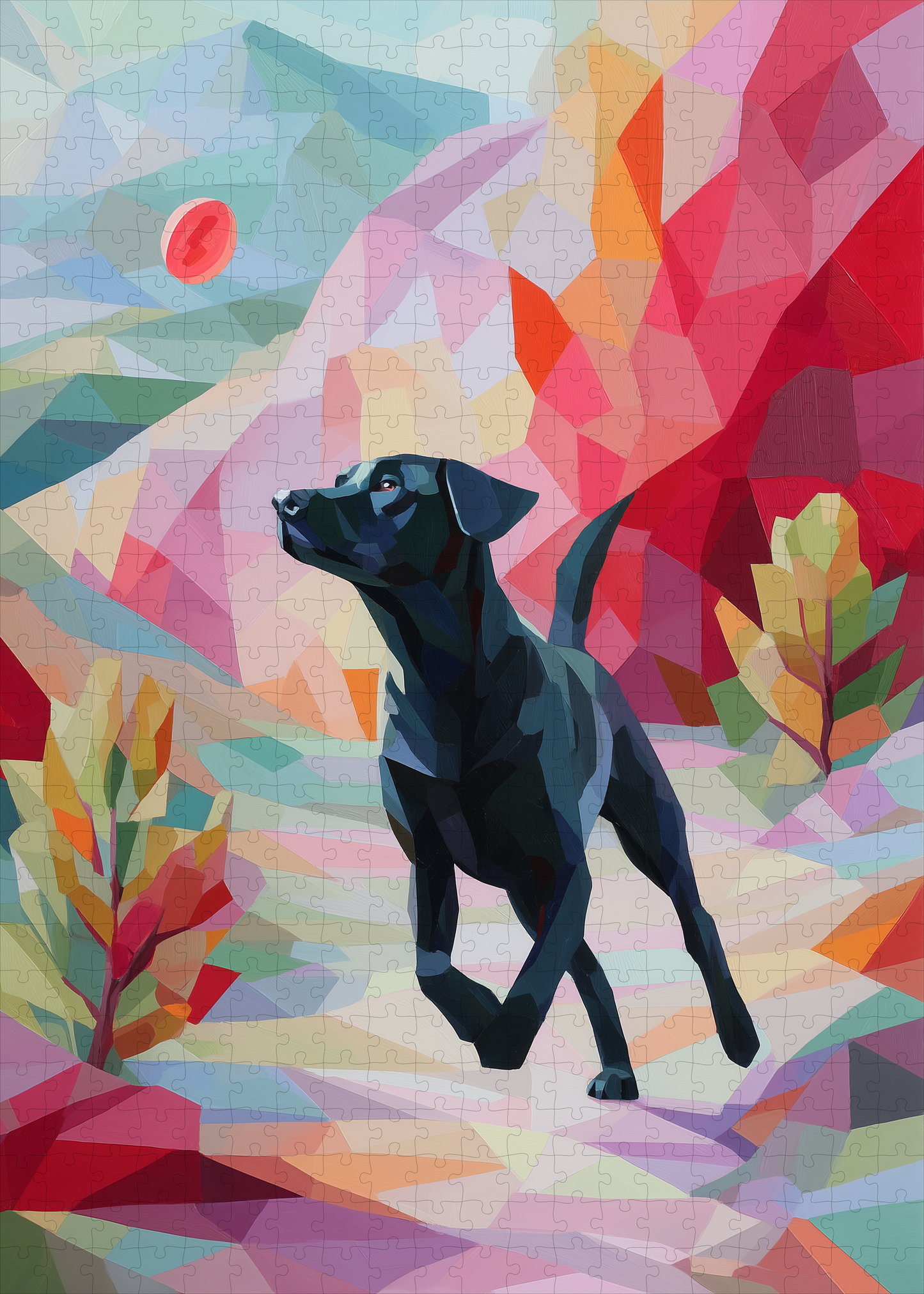 Labrador Leap - Palette Paws Collection