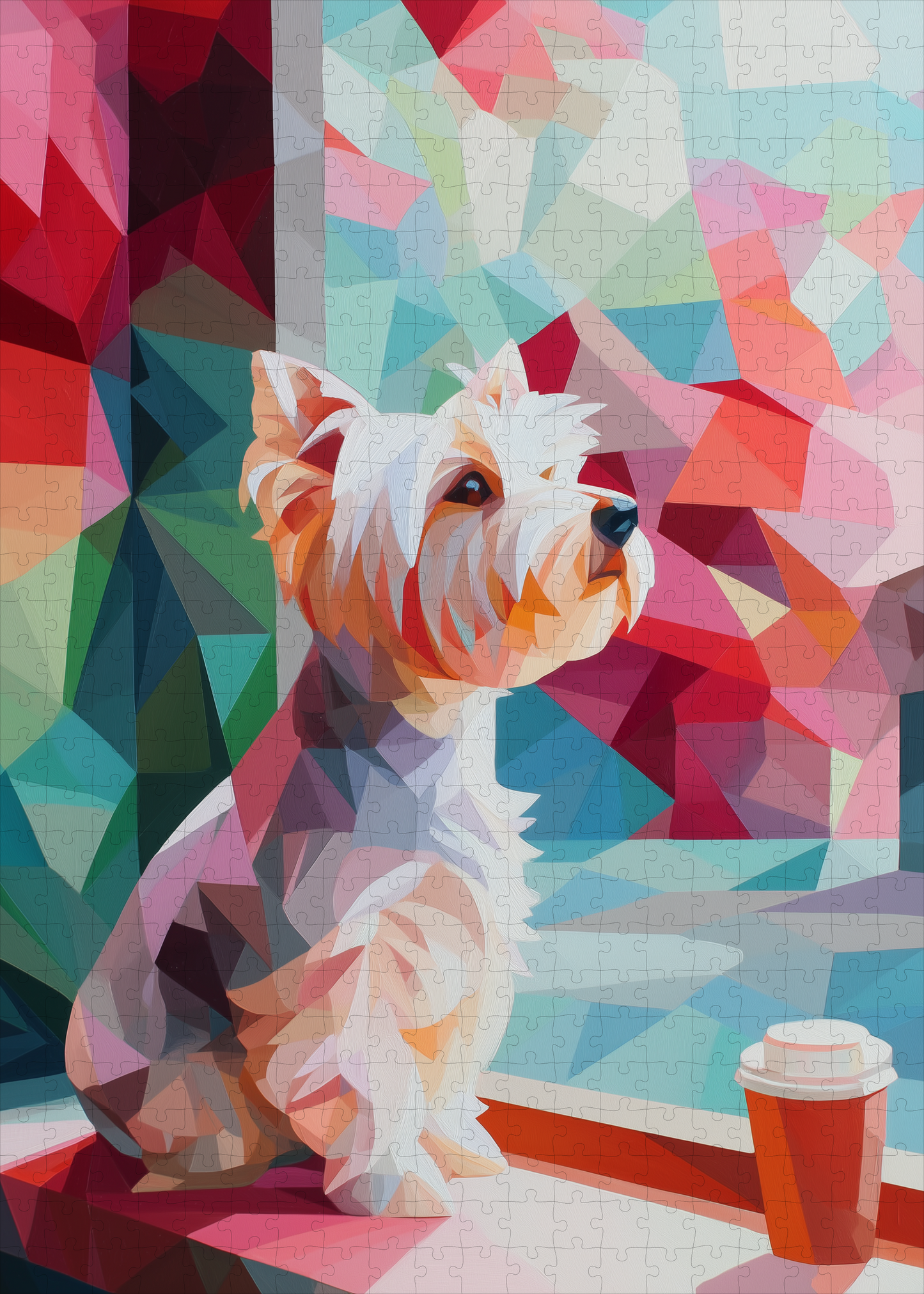 Yorkie Sip - Palette Paws Collection