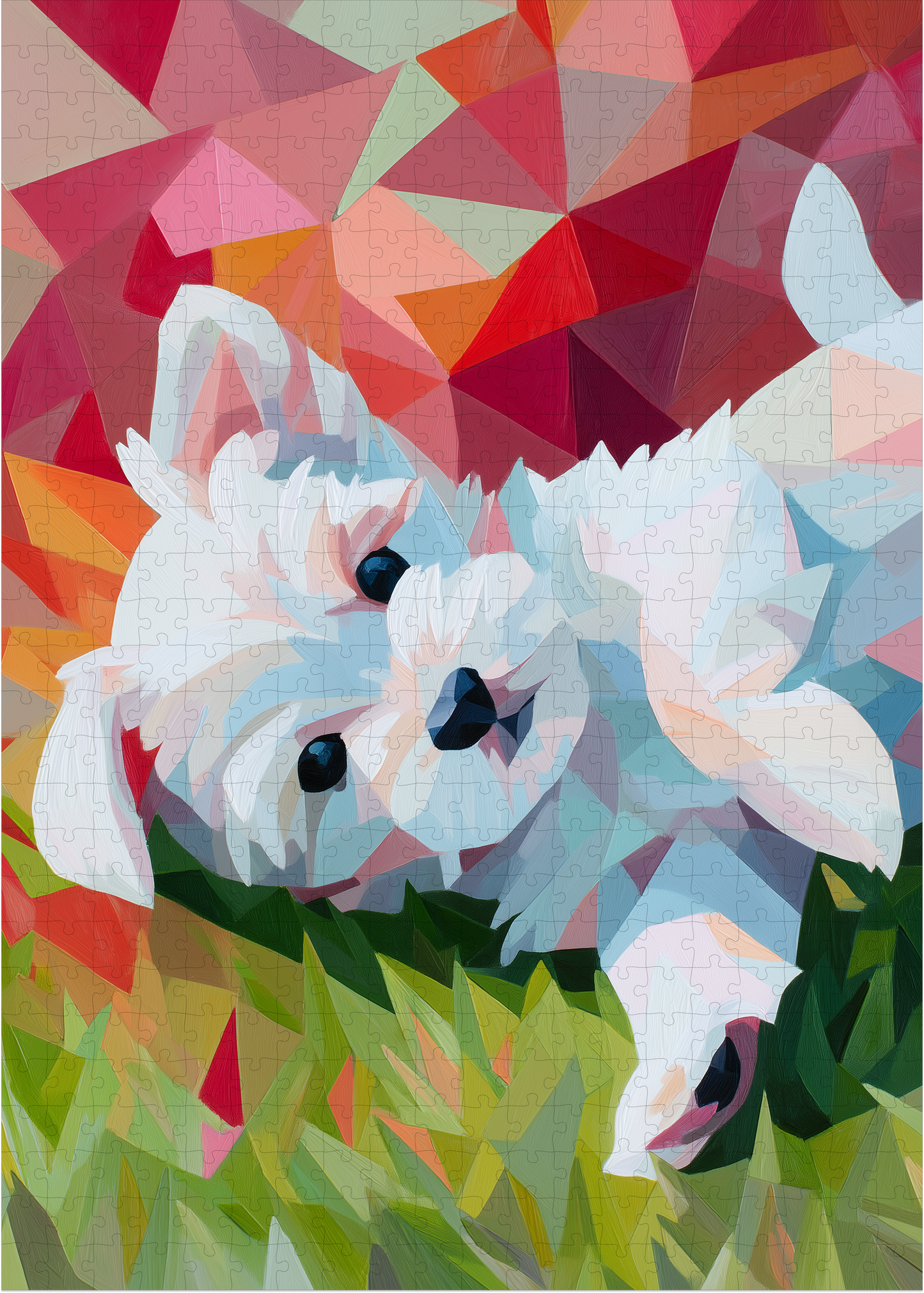 Maltese Frolic - Palette Paws Collection