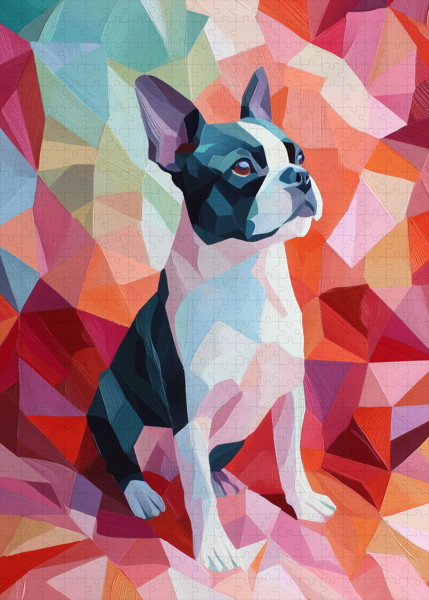 Boston Terrier Reverie - Palette Paws Collection