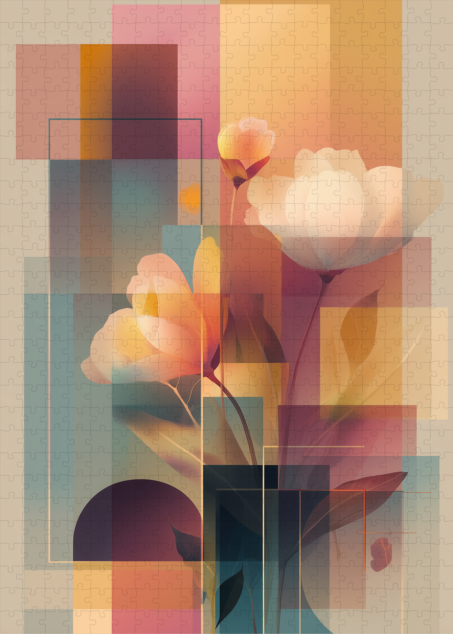 Vivid Panel - Floral Sonata Collection