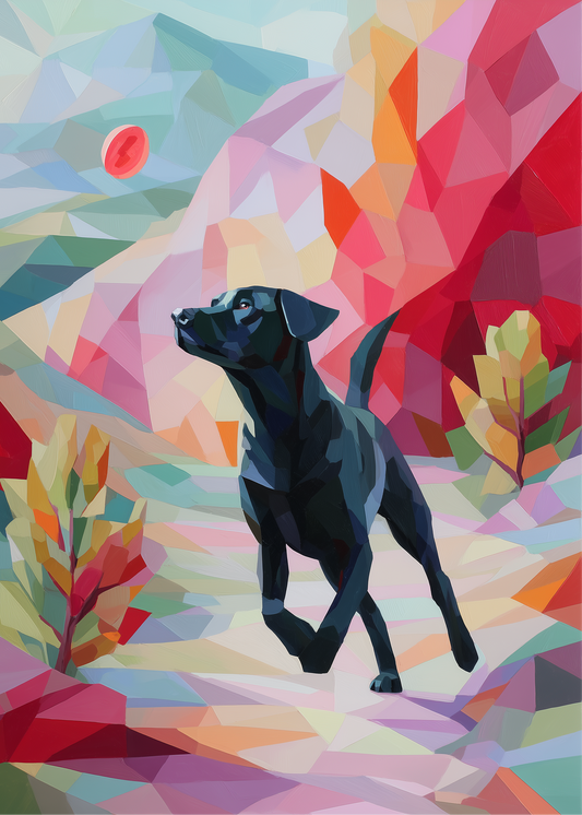 Labrador Leap - Palette Paws Collection