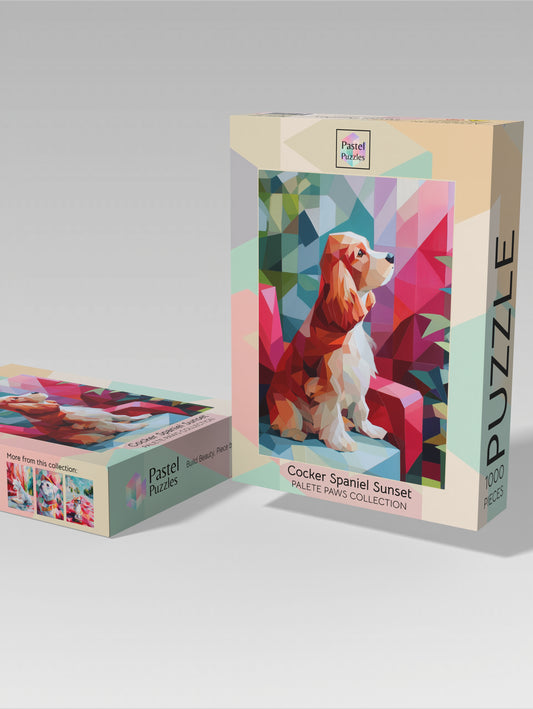 Cocker Spaniel Sunset - Palette Paws Collection