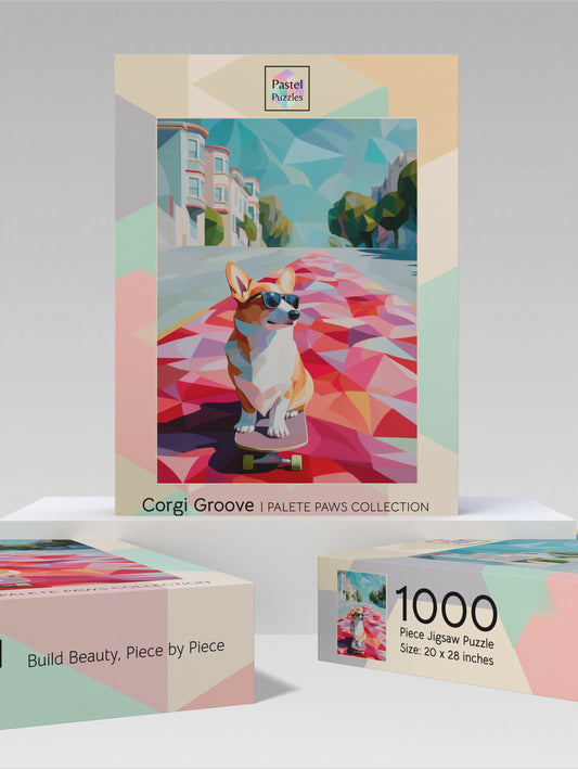 Corgi Groove - Palette Paws Collection