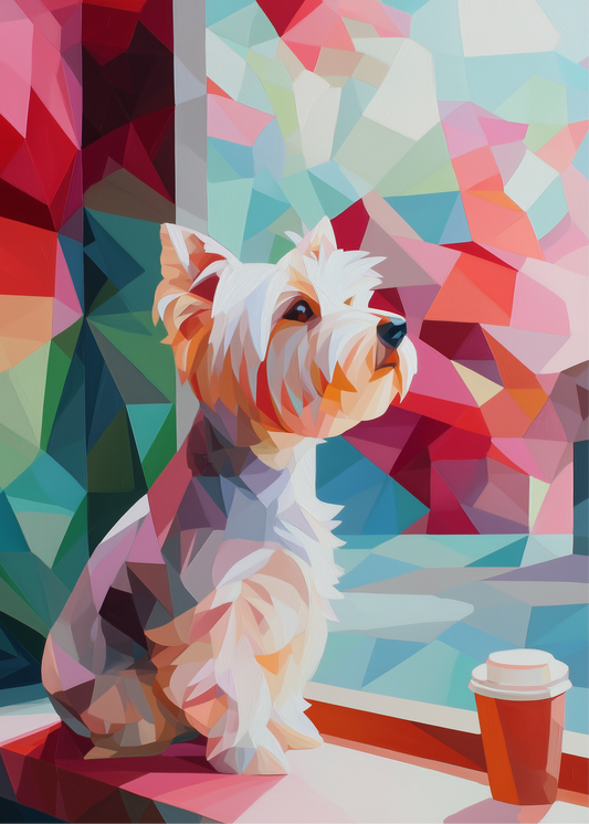 Yorkie Sip - Palette Paws Collection