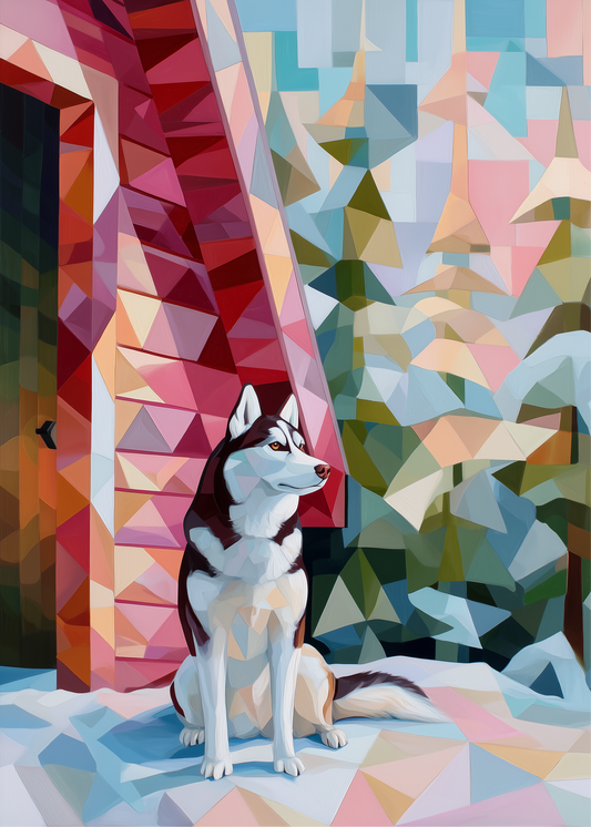 Husky Horizon - Palette Paws Collection