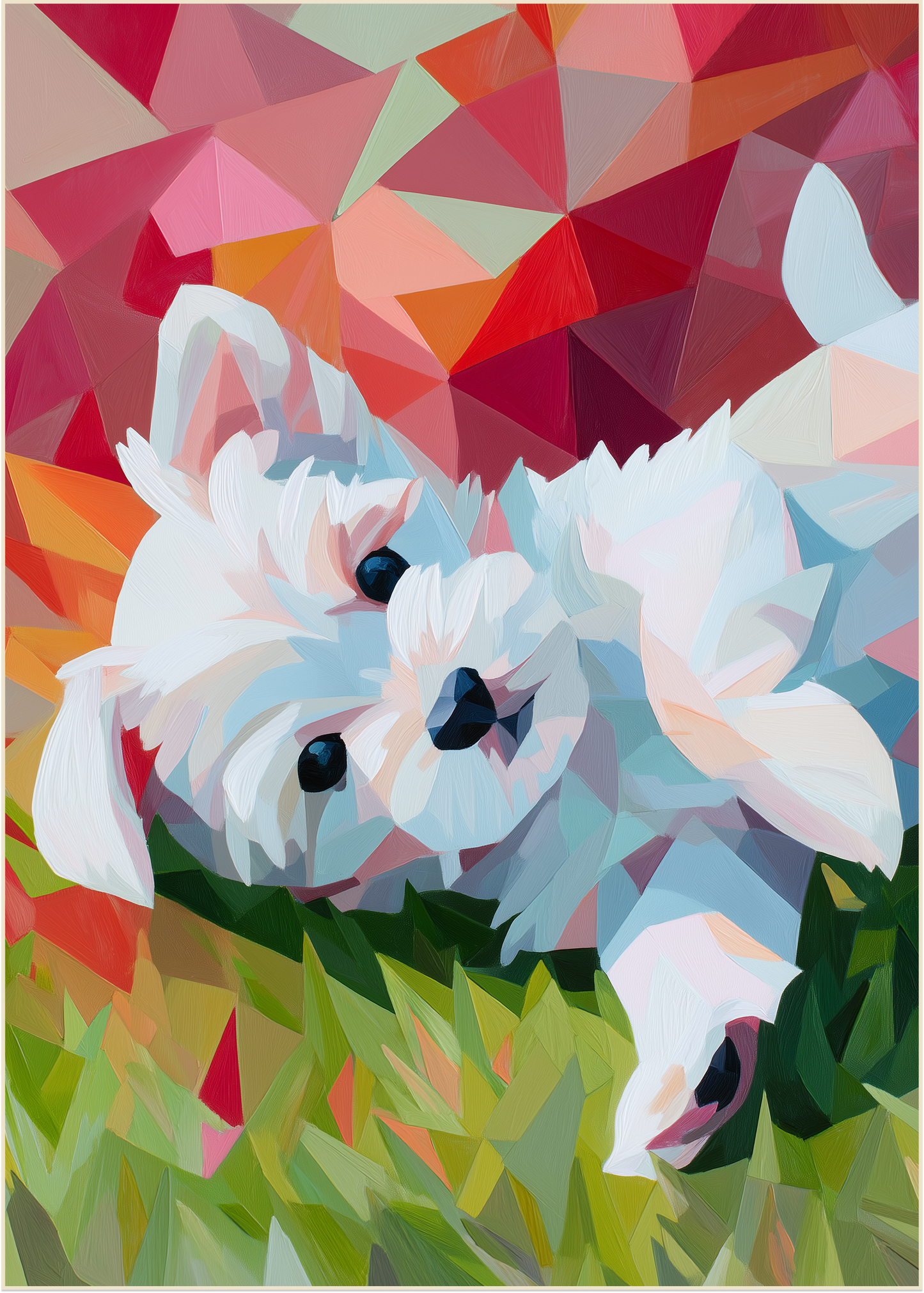 Maltese Frolic - Palette Paws Collection