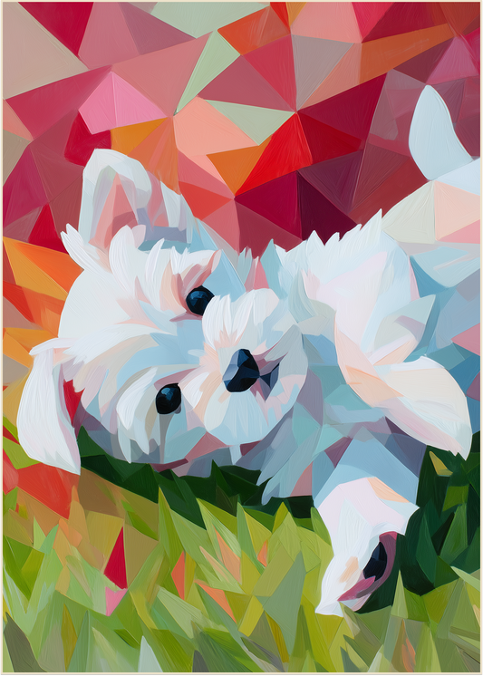 Maltese Frolic - Palette Paws Collection