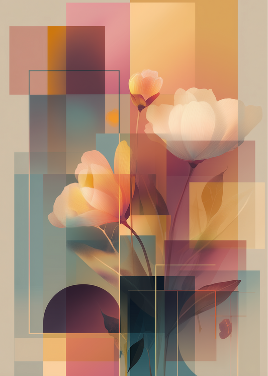 Vivid Panel - Floral Sonata Collection